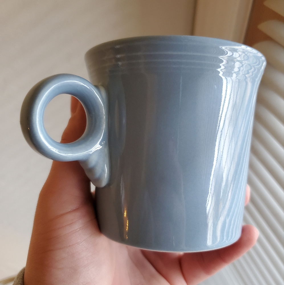 Vintage Fiestaware Tom and Jerry Mug in Periwinkle Blue